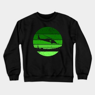 UH 60 Blackhawk sunset Crewneck Sweatshirt